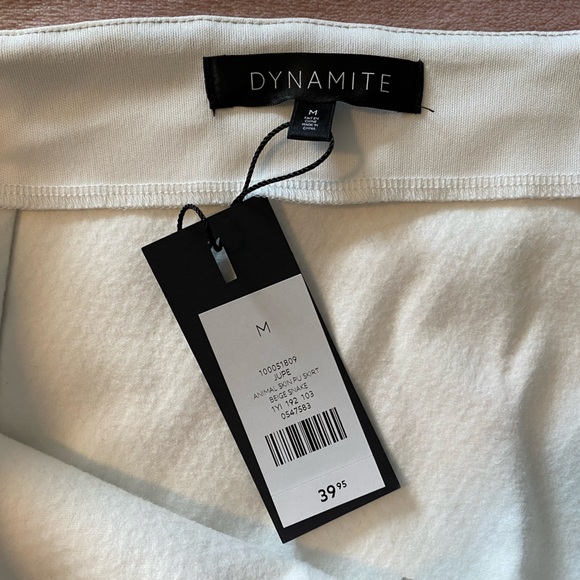 NWT Dynamite Faux Snake Skin Mini Skirt - Picture 6 of 7